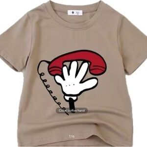 New shortsleeved tee boy girl “telephone” size 6